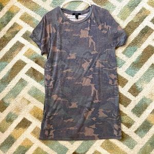 Camo T-Shirt Dress